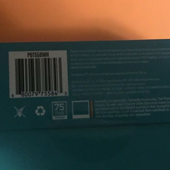 Polaroid Purple Bluetooth® Mini Speaker Rich Stereo Sound (PBT558WH) - Picture 3 of 3